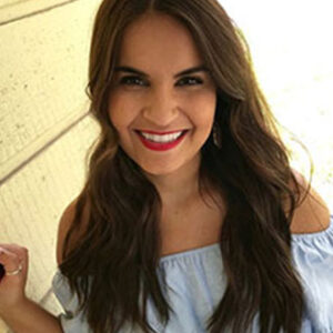 A braces patient after completing her treatment.